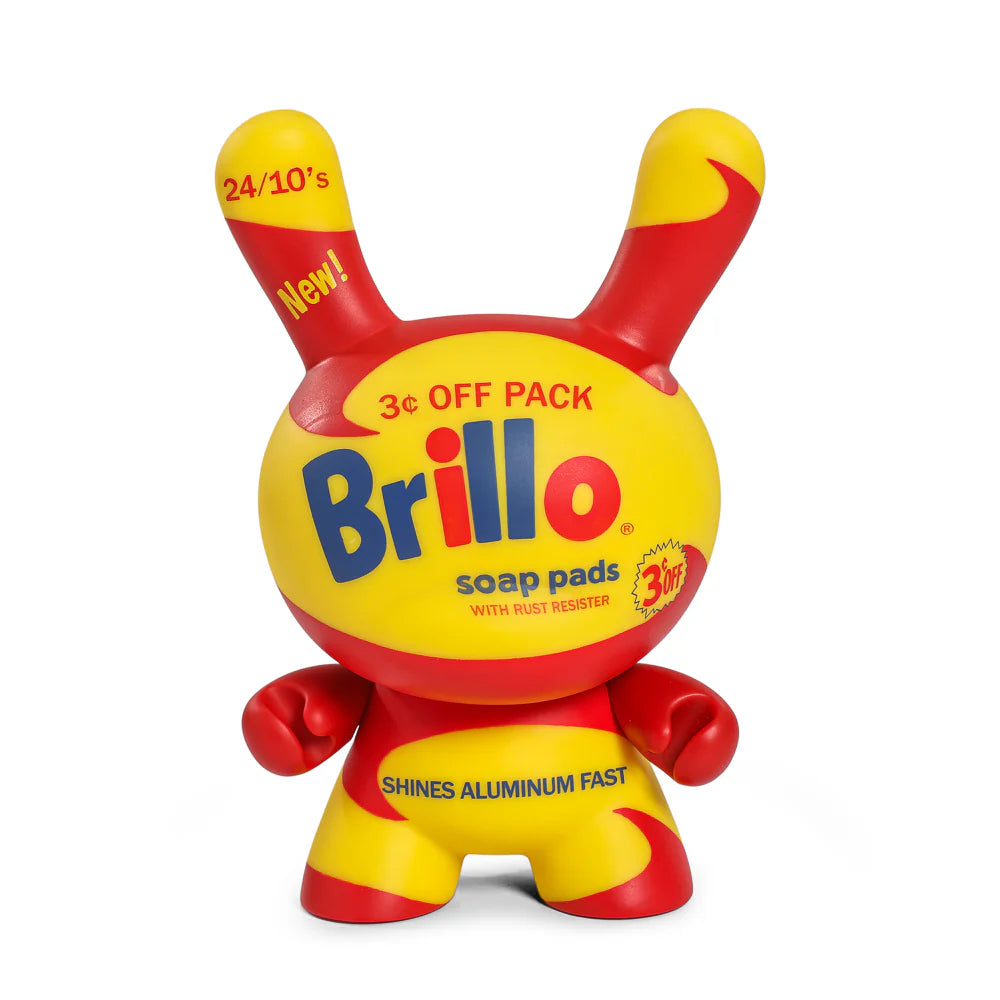 Andy Warhol Brillo Dunny フィギュア ウォーホル　3体 Kidrobot Warhol Dunny Figure - Brillo Box Masterpiece – MCA