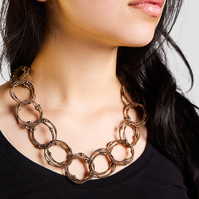 Multi Rings Necklace