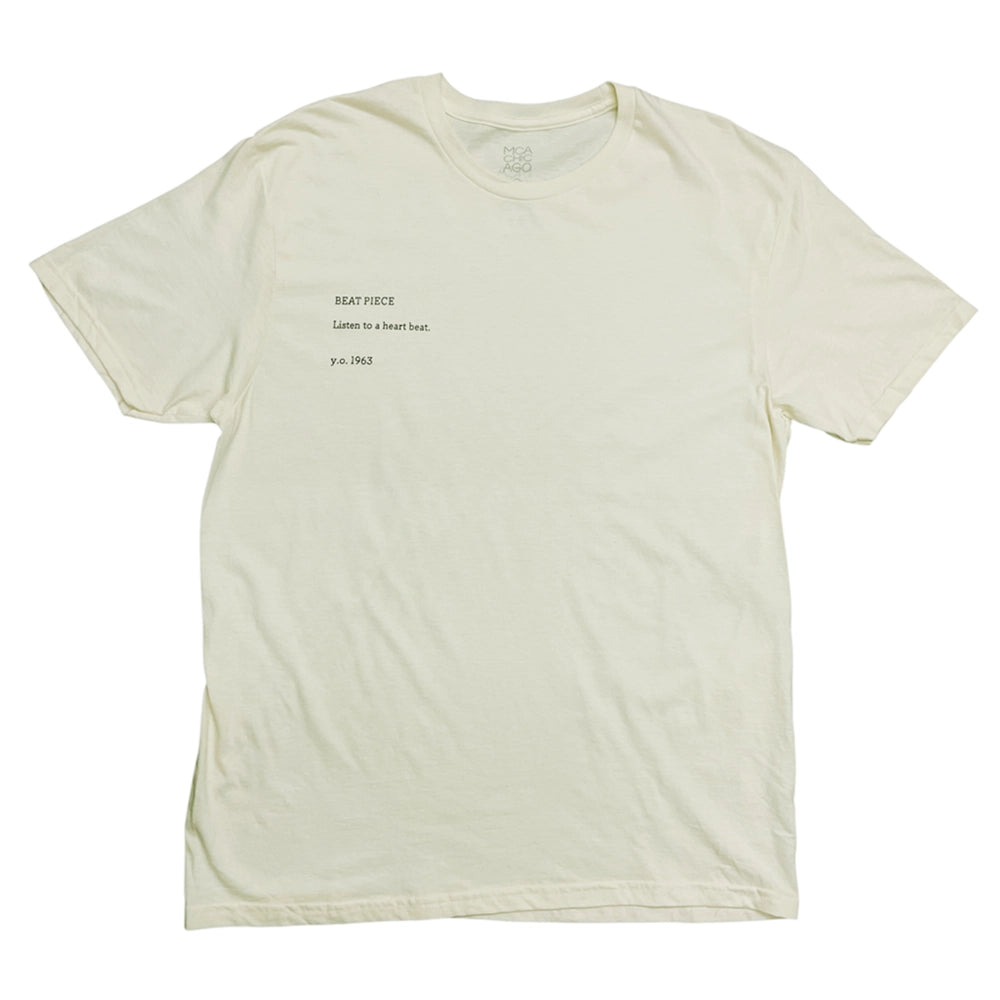 Yoko Ono Beat Piece T-Shirt – MCA Chicago Store