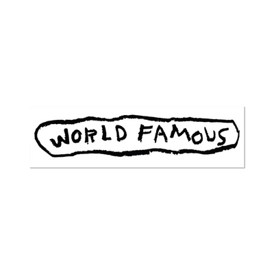 Basquiat World Famous Sticker