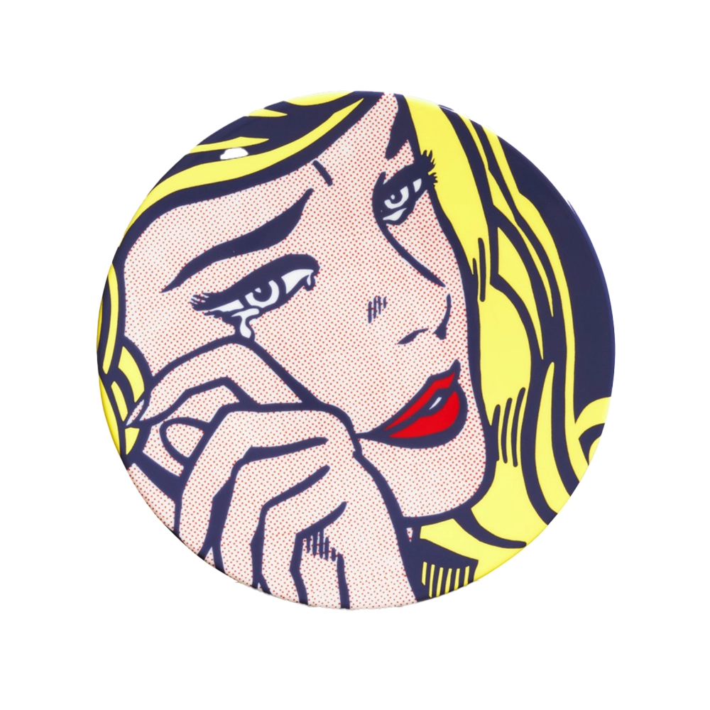 Lichtenstein Crying Girl Plate – MCA Chicago Store