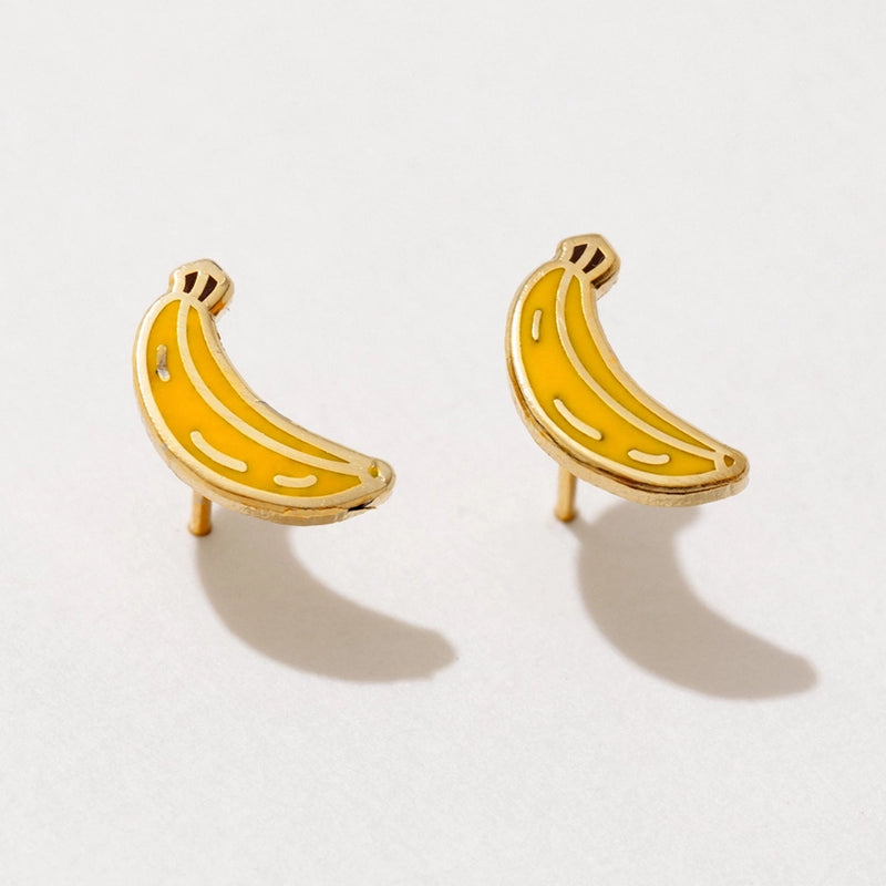 Banana Stud Earrings