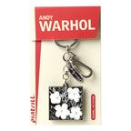 Warhol Flowers Keychain