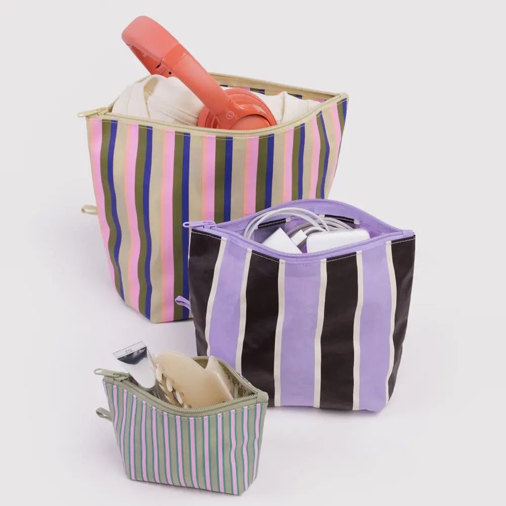 Baggu Candy Shop Stripes Go Pouch Set
