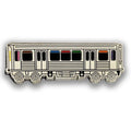 El Train Car Magnet