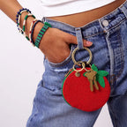 Tomato Beaded Coin Purse