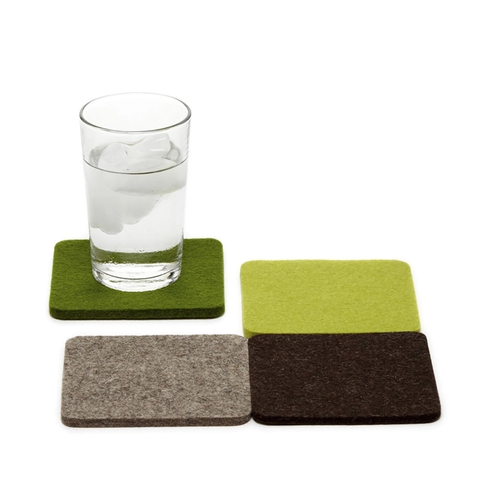 Bierfilzl Square Coasters - Set of 4