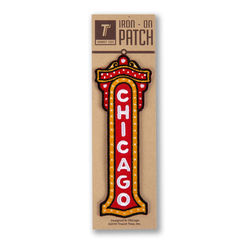Chicago Theatre Sign Patch