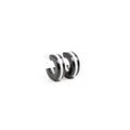 Aurora Striped Hoop Earrings