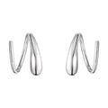 Mercy Swirl Earrings - Silver