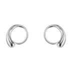 Mercy Swirl Earrings - Silver