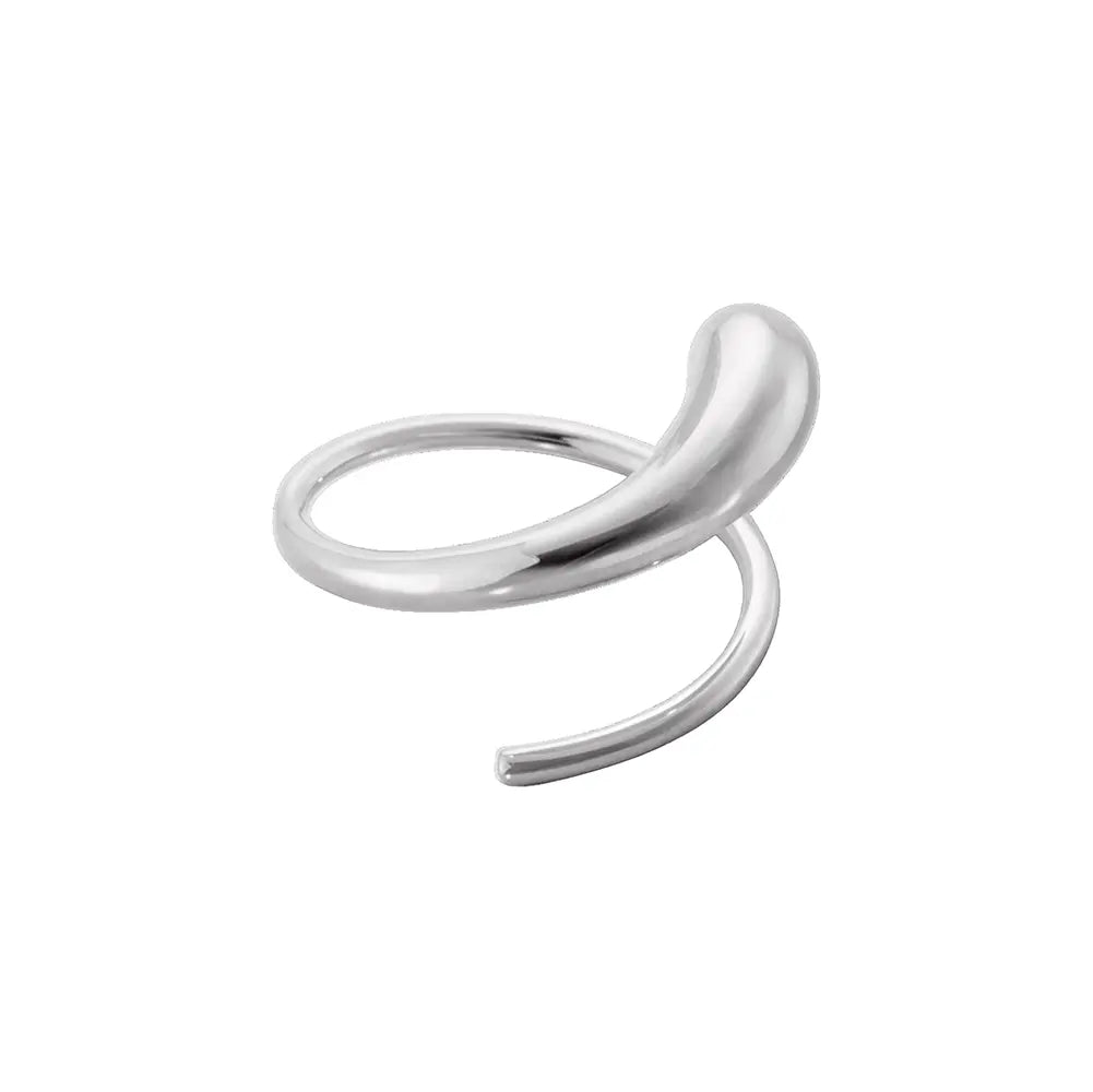 Mercy Swirl Earrings - Silver