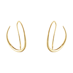 Offspring Double Hoop Earrings - Gold