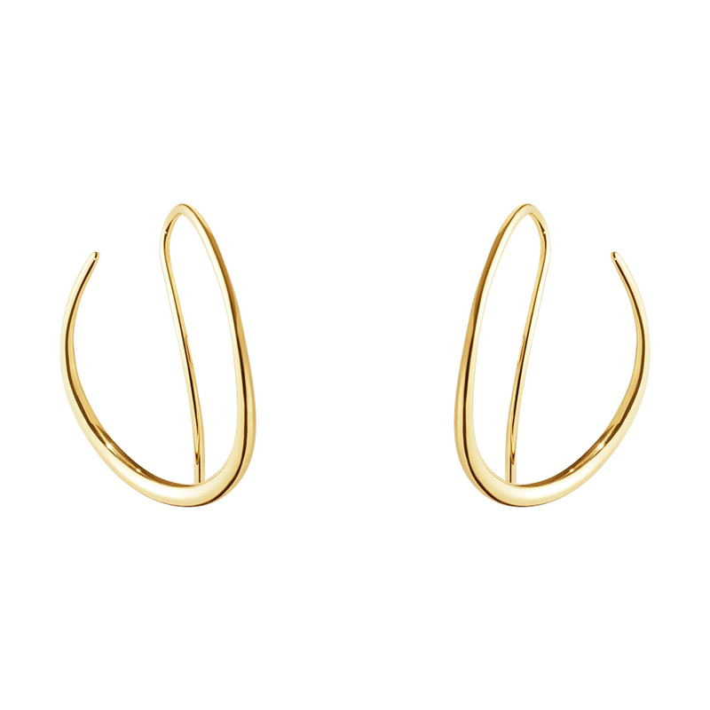 Offspring Double Hoop Earrings - Gold