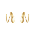 Mercy Swirl Earrings - Gold