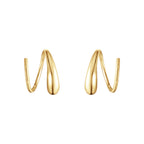 Mercy Swirl Earrings - Gold