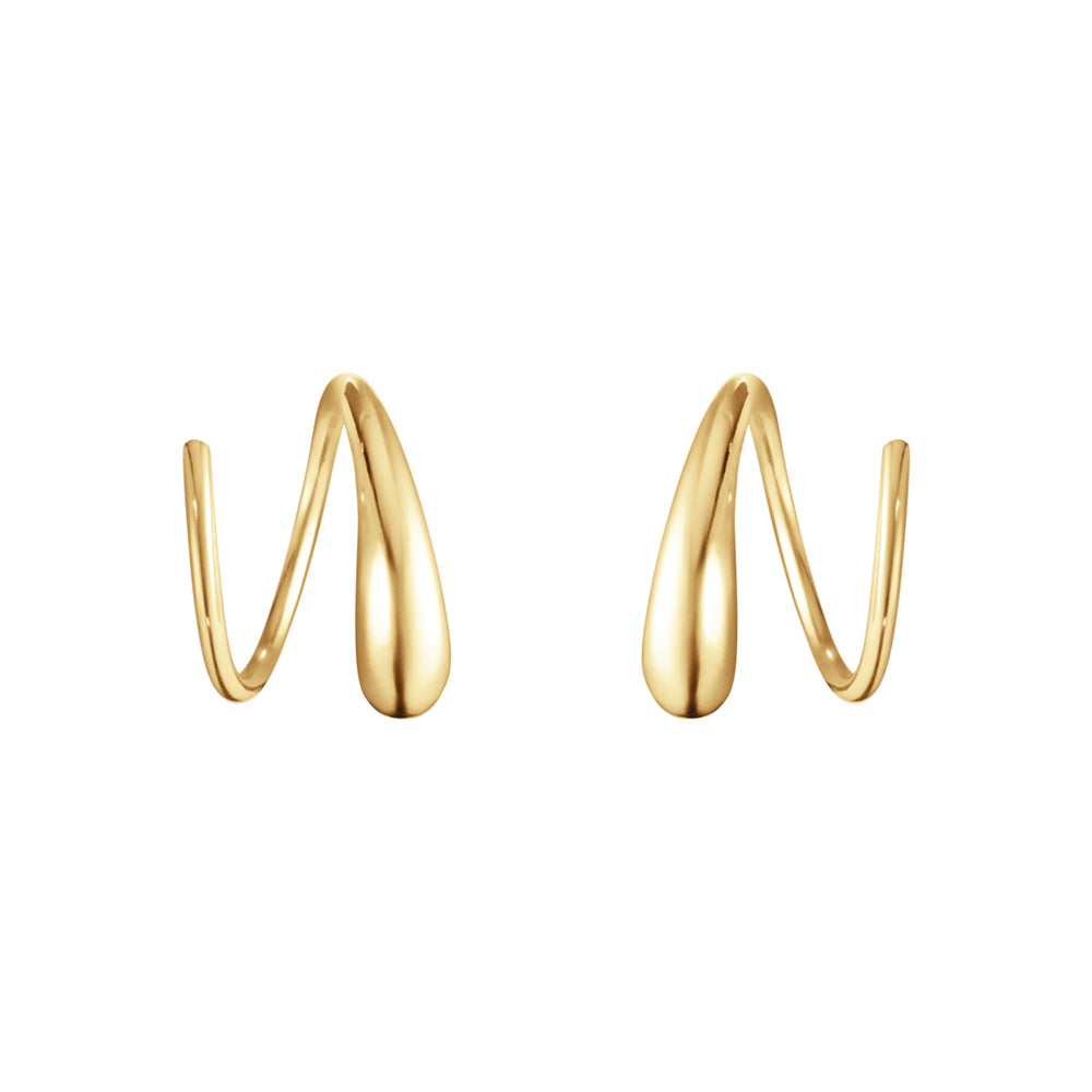 Mercy Swirl Earrings - Gold