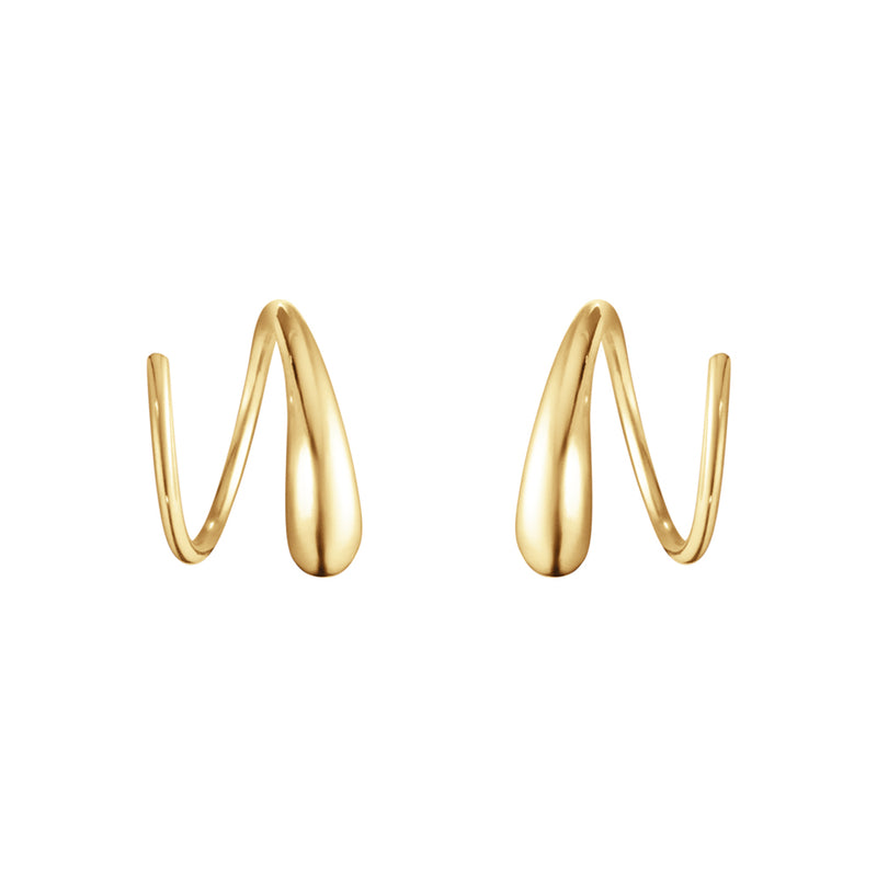 Mercy Swirl Earrings - Gold