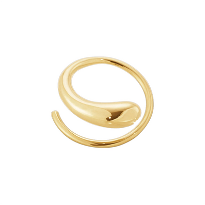 Mercy Swirl Earrings - Gold