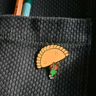 Food On Parade Enamel Pin - Empanada