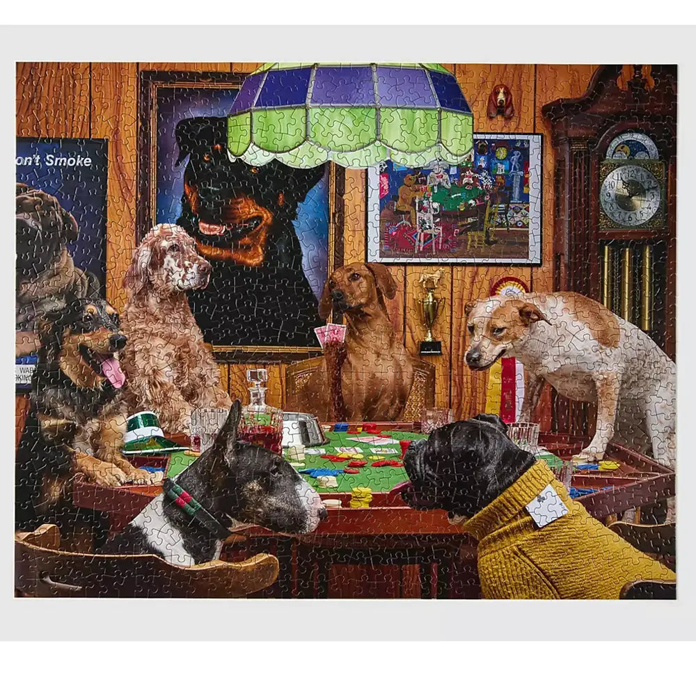Poker Dogs Puzzle