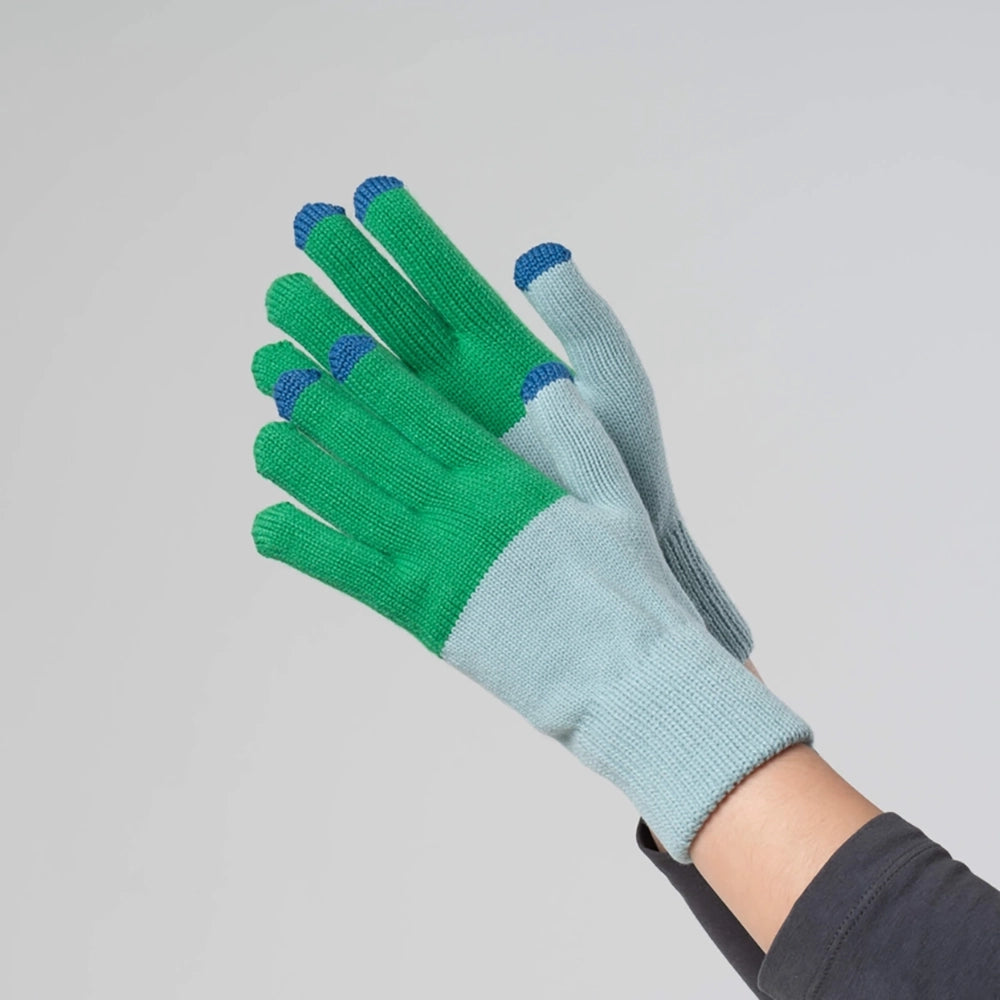 Colorblock Touchscreen Gloves