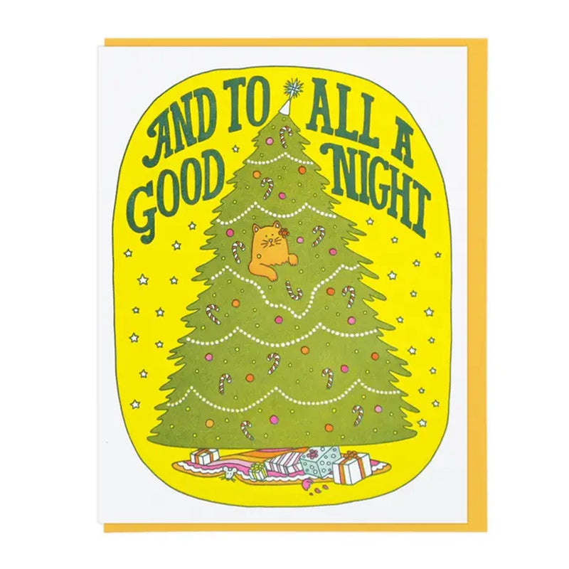 And To All a Good Night Holiday Card