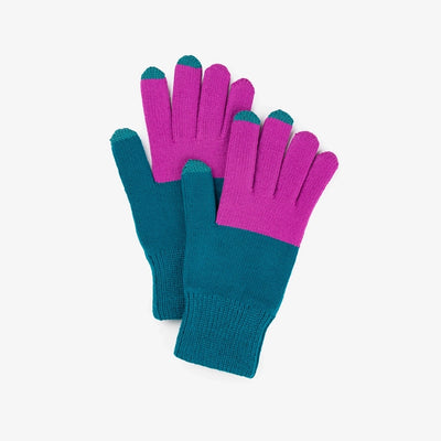 Colorblock Touchscreen Gloves