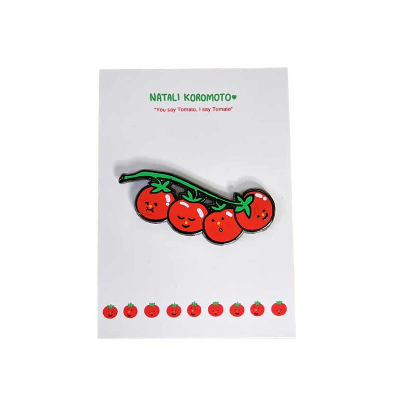 You Say Tomato, I Say Tomate Enamel Pin