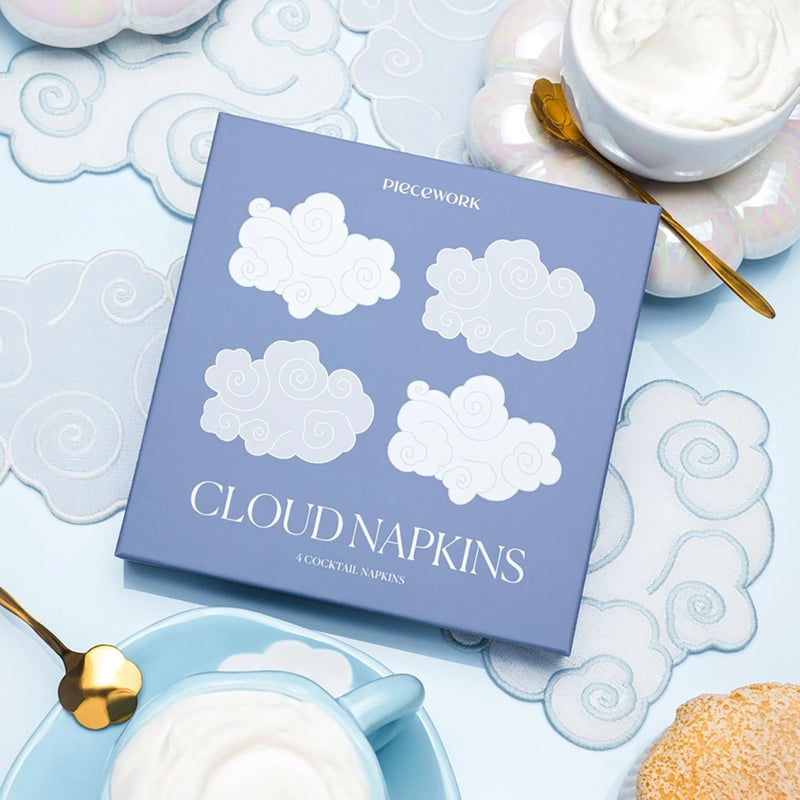 Cloud Cocktail Napkins Set