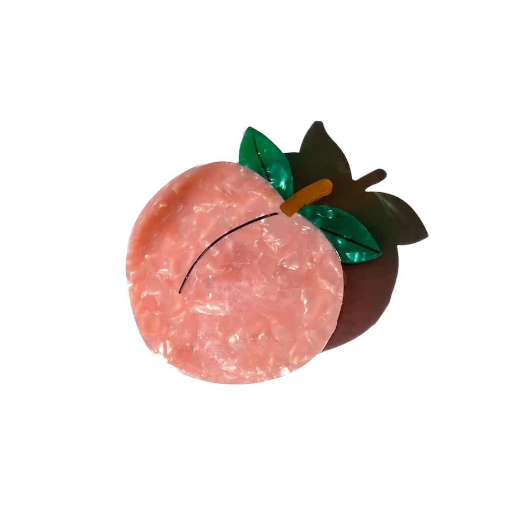 Peach Claw Hair Clip