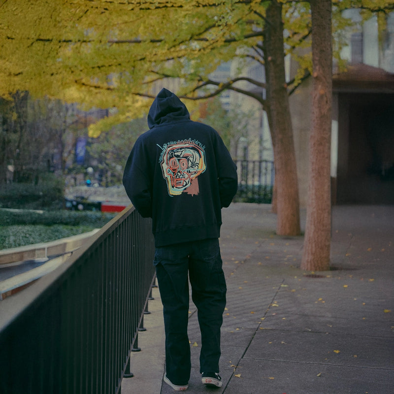 Basquiat Skull Hoodie