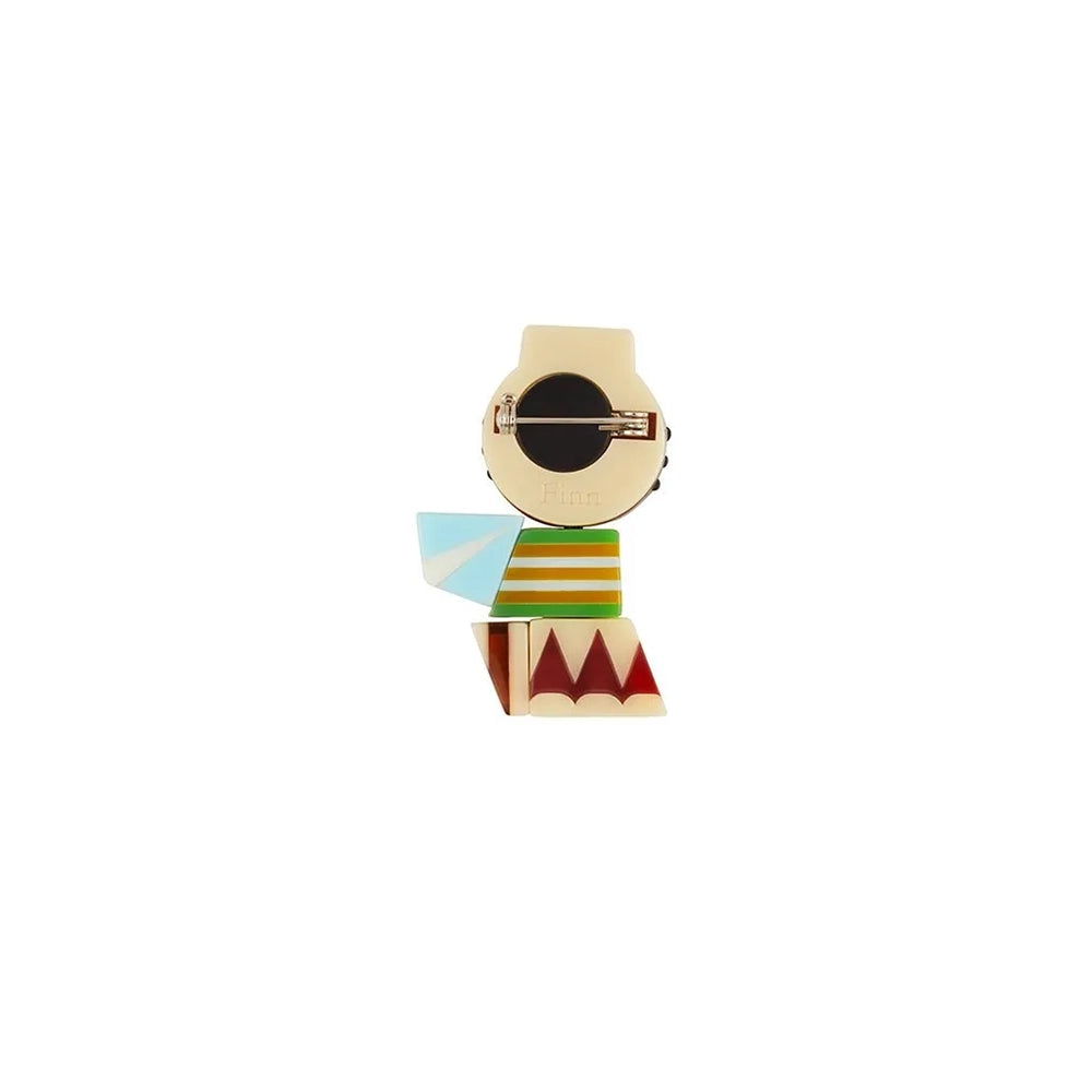 Rio Cat Figurine Brooch