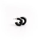 Aurora Striped Hoop Earrings