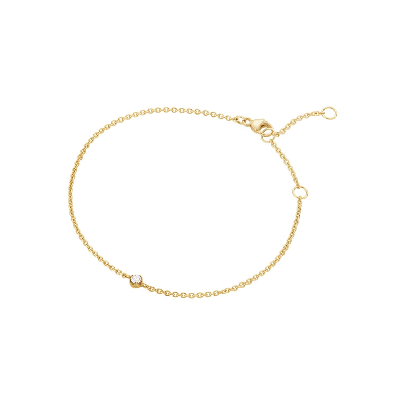 GJ Signature Diamonds Bracelet - Gold