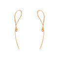 Mercy Twist Dangle Earrings - Gold