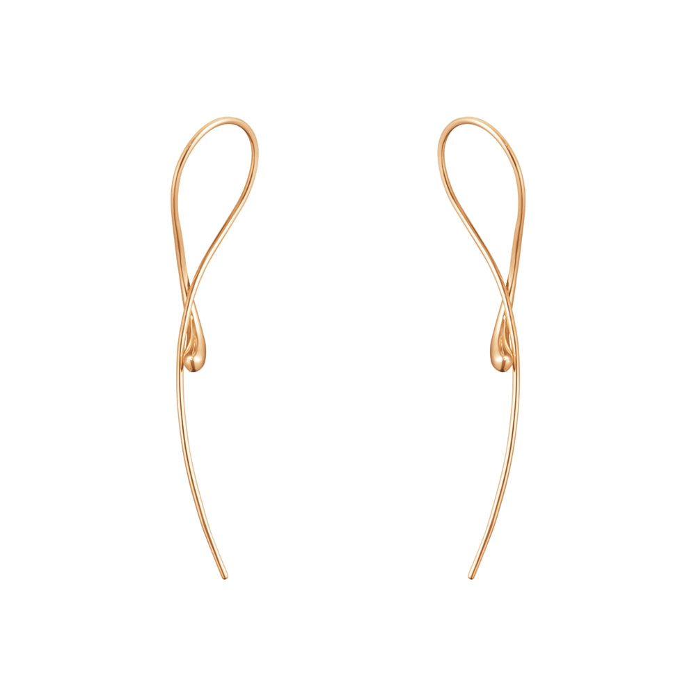 Mercy Twist Dangle Earrings - Gold