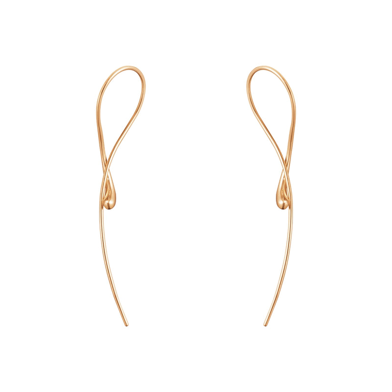 Mercy Twist Dangle Earrings - Gold