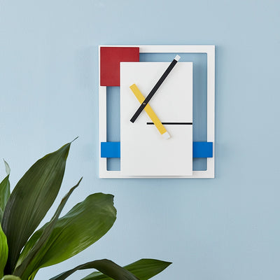 De Stijl Wall Clock