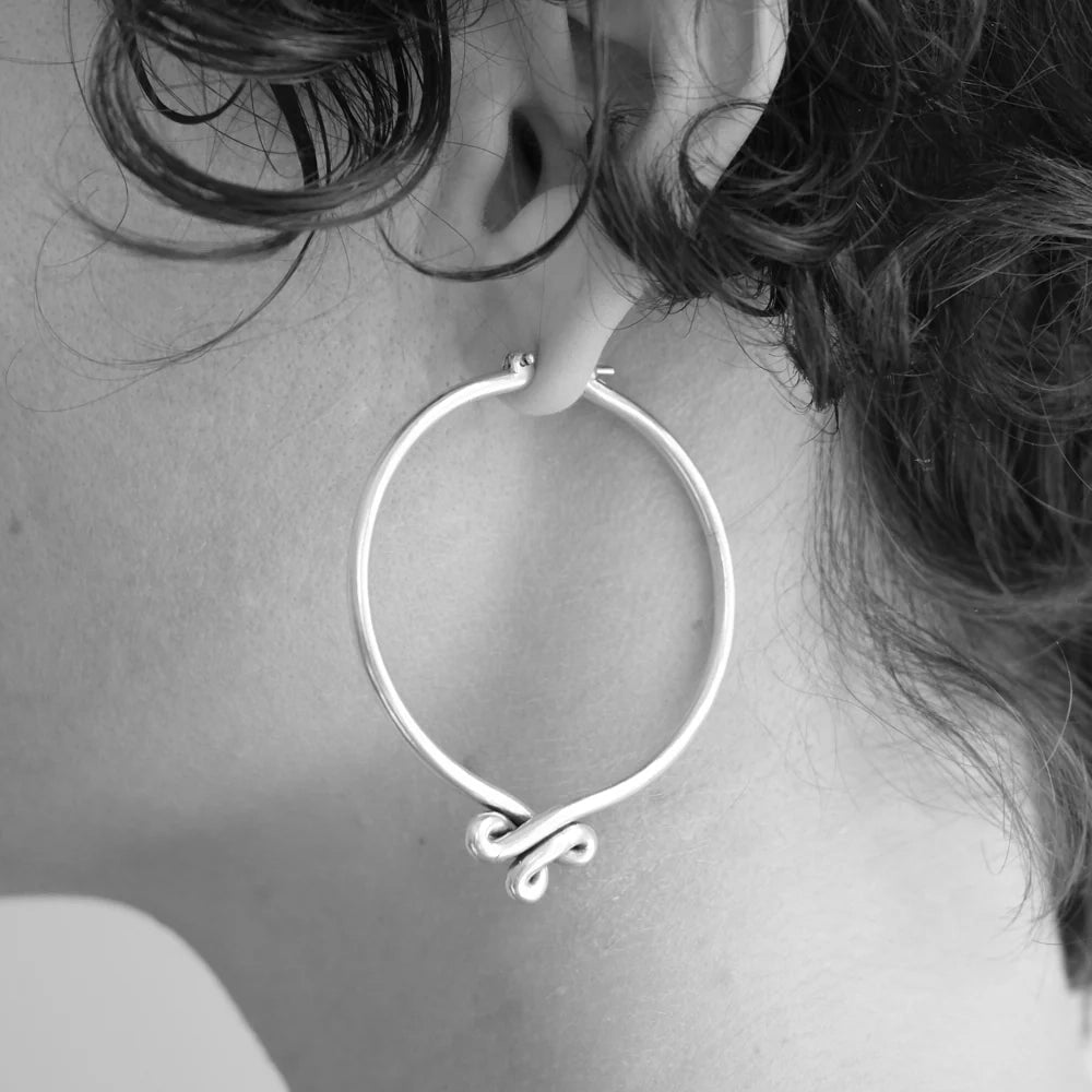 Swoop Hoop Earrings - Large