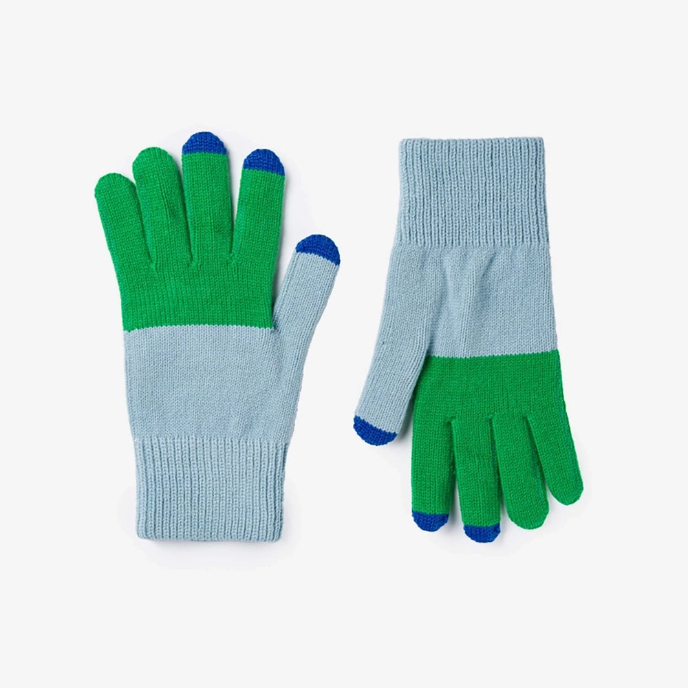 Colorblock Touchscreen Gloves