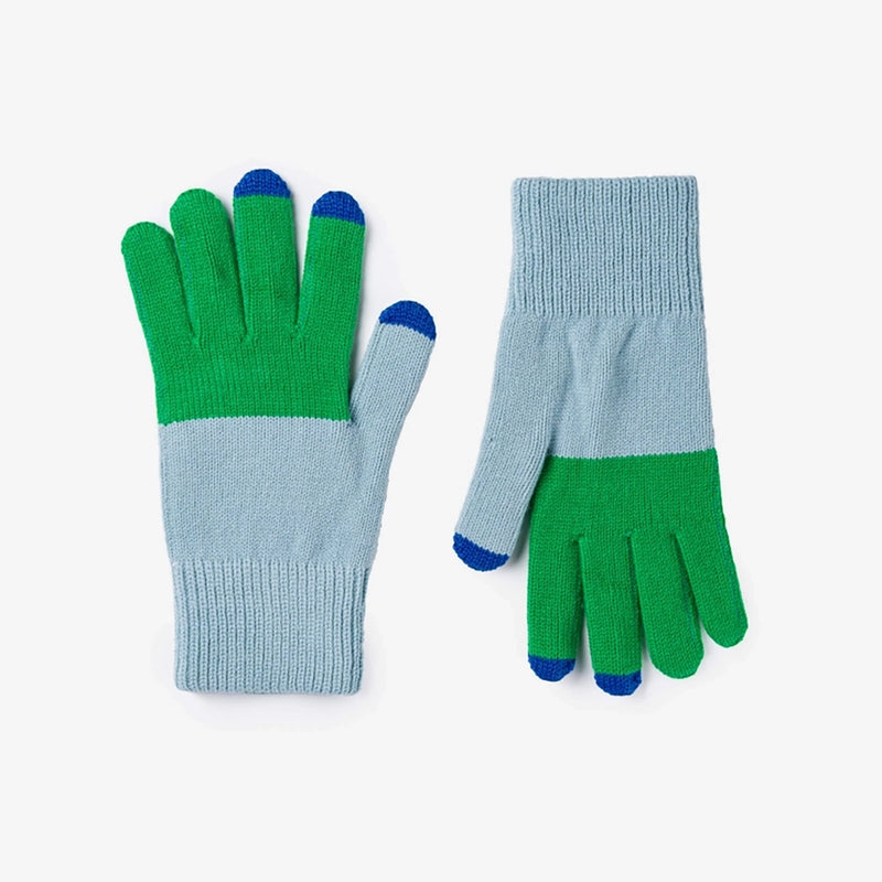Colorblock Touchscreen Gloves