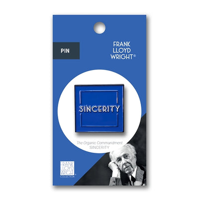 Frank Lloyd Wright Sincerity Pin