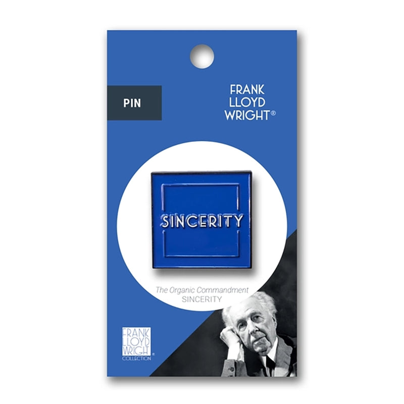 Frank Lloyd Wright Sincerity Pin