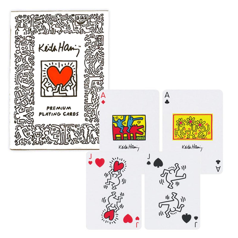 Keith Haring Pattern Playing Cards