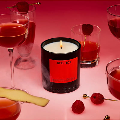 Red Hot Hero Candle