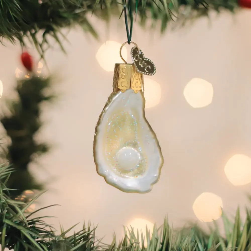 Mini Oyster & Pearl Ornament