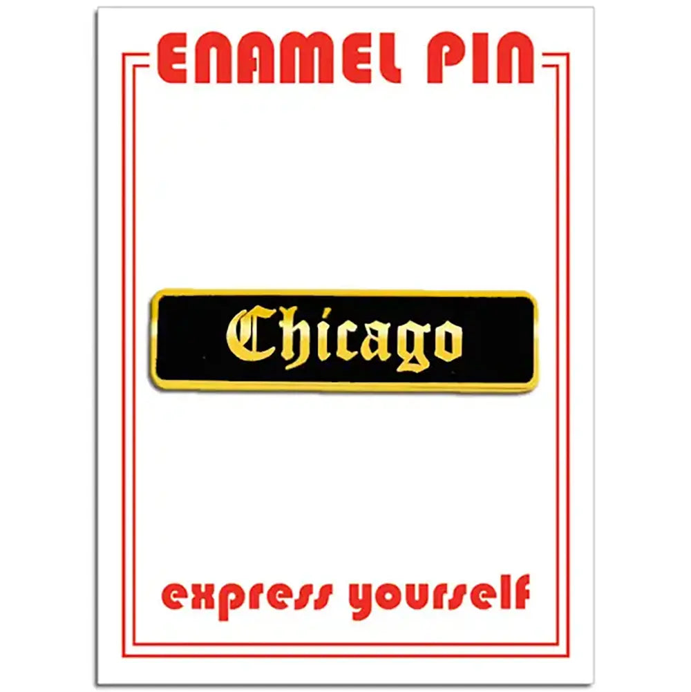 Chicago Old English Pin