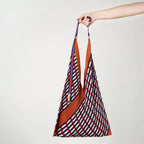 Sophia Terracotta Y Pleated Bag