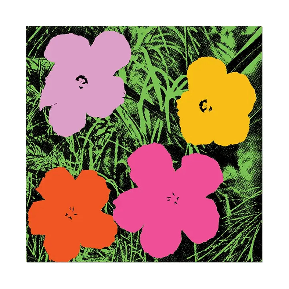 Warhol Flowers Sticker